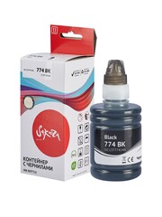 Контейнер с чернилами Sakura C13T77414A (774 BK) для Epson M100, M101, M105, M200, M201, M205, L655, L605, L1455; Workforce M200; EcoTank ET-4550, черный, пигментный тип, 140 мл., 7000 к.
