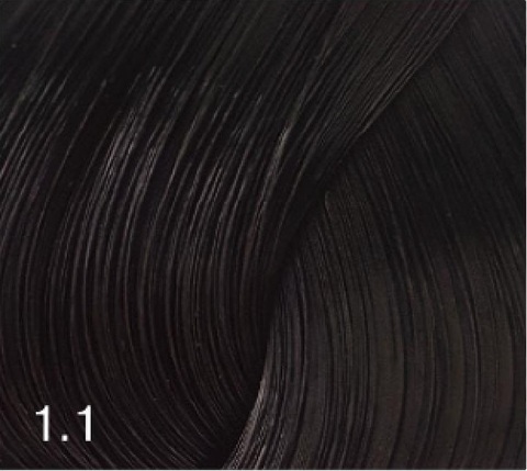 1.1 ледяной черный, крем-краска для волос Bouticle/ Expert Color 100ml