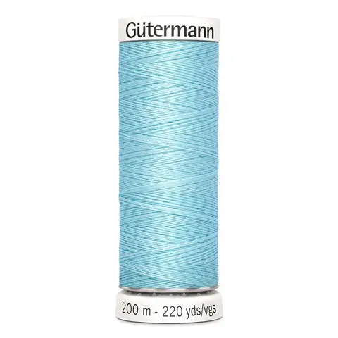 Нить Sew-All 200 м, Gutermann, 195 голубой лед