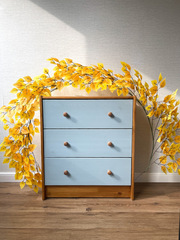 Береза - лиана, гирлянда, ампельное растение, осенний декор, оранжевая, длина 2 метра,более 380 листочков, 1 шт.