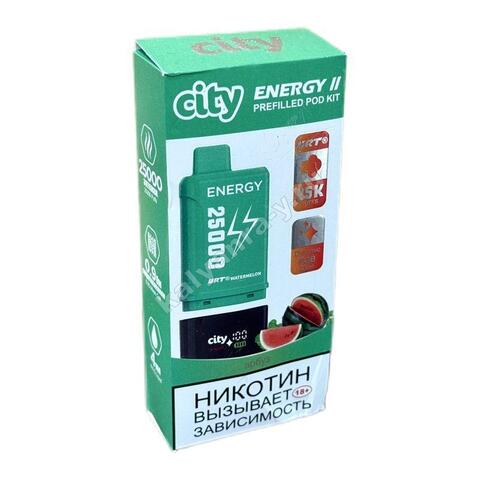 City Energy II POD Kit - Арбуз 25000 затяжек