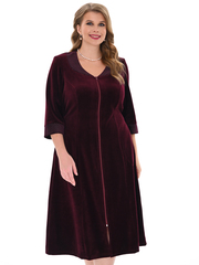 4074В Халат на молнии