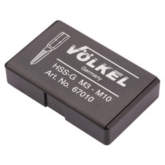 Набор метчиков для шуруповерта M3 -M10 HSS-G 6пр Volkel 67010