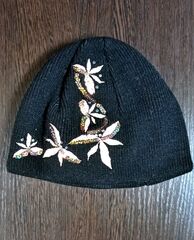 Шапка женская зимняя "Polar", цвет чёрный