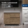 Aquanet 365915 Тумба с раковиной Nova Lite 2.0 100 R напольная цв. дуб рустикальный (365915)