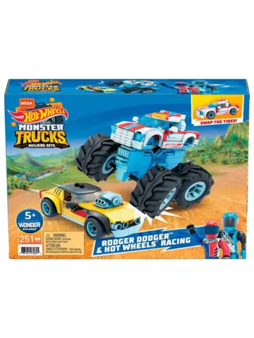 Конструктор Hot Wheels Роджер Доджер и Гонщик GYG22