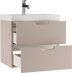Тумба подвесная под умывальник Дюна 60 Латте В2