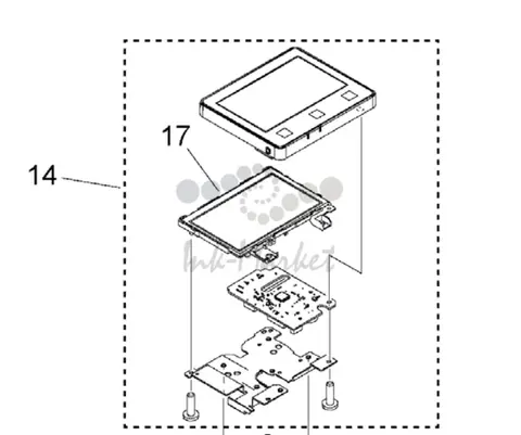 Canon - FL1-5054 - Replacement LCD Unit for Control Panel