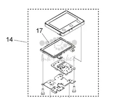 Canon - FL1-5054 - Replacement LCD Unit for Control Panel