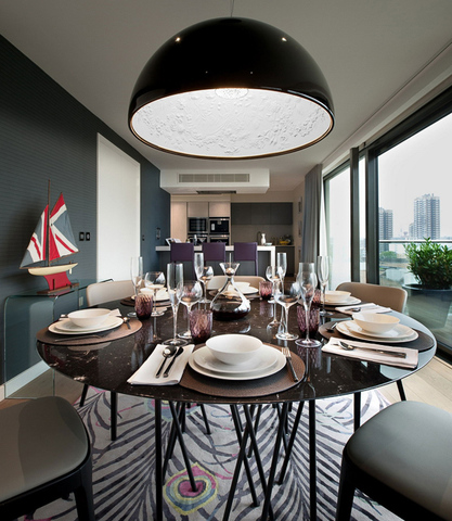 Люстра Skygarden Black D90