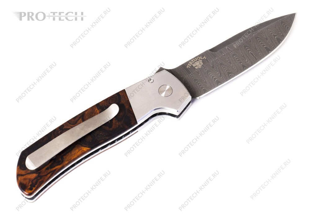 Нож Pro-Tech Terzuola Steel ATCF Custom Damascus - фотография 