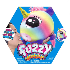 Игрушка Fuzzy Wubble Надувной пушистый Единорог, радужный 28 см