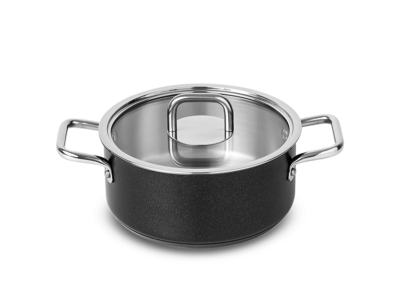 Кастрюля 2,6л (20см) COMFORT GLASS BLACK, арт. 63212JWR1020100 - фото 1