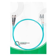 Патч Корд Оптоволоконный LC/UPC-ST/UPC MM OM3 50/125 Duplex 3.0мм 1 м