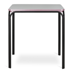 Стол обеденный 70х70см Latitude Ror черный/серый/розовый