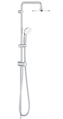 Душевая система Flex наружного монтажа с переключателем, GROHE Tempesta System 200, хром, (27389002)
