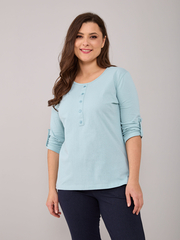 Лонгслив ЛНк-005/мятный