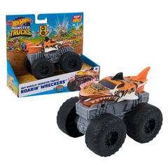 HOT WHEELS Monster Truck Огни и звуки Тигровая акула HDX62