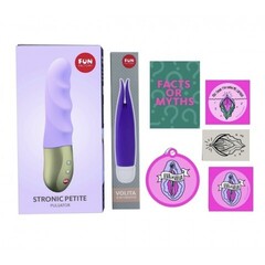 Набор: пульсатор + вибратор Fun factory CLIT KIT PETITE лиловый