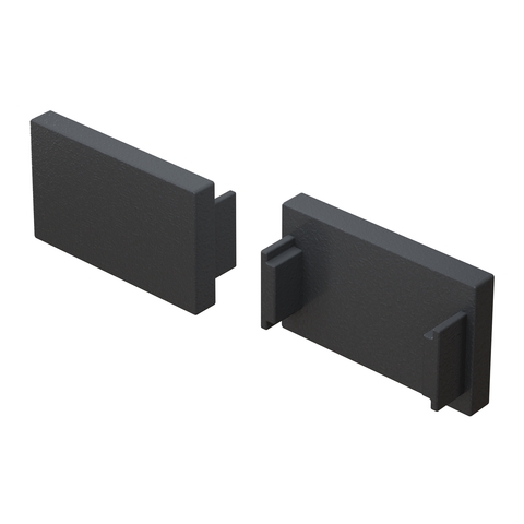 Заглушка для накладного шинопровода, 2 шт. Maytoni Basity TRA172EC-11B