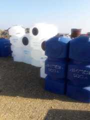 Ёмкость пластиковая пищевая АКПОЛ 500 л. фигурная вертикальная (65x65x155см;25кг;белый) - арт.555012.12