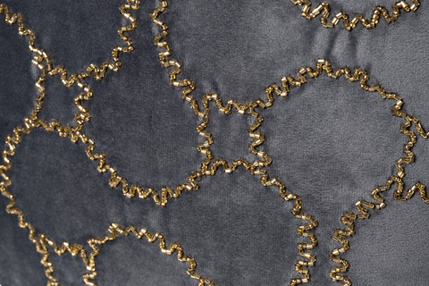 Подушка декоративная 45x45 Garda Decor Восьмерки синяя