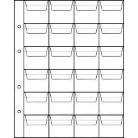 Лист для монет (24 ячейки). 200 * 250 мм