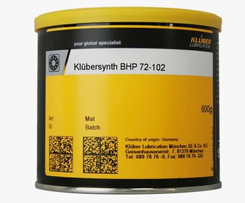 KLUBER Klubersynth BHP 72-102 - высокотемпературная антикоррозионная смазка - 600 г