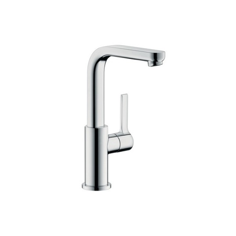 Смеситель для раковины с высоким изливом и донным клапаном Hansgrohe Metris S 31159000