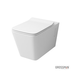 Унитаз подвесной Grossman GR-4414S с тонкой крышкой
