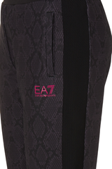 Женский теннисный костюм EA7 Woman Jersey Tracksuit - black python