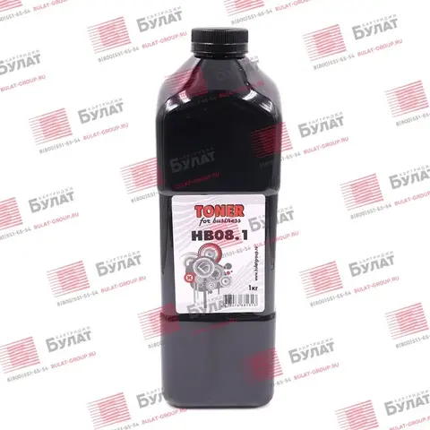 Тонер БУЛАТ HP HB08.1 (Чёрный, банка 1 кг)