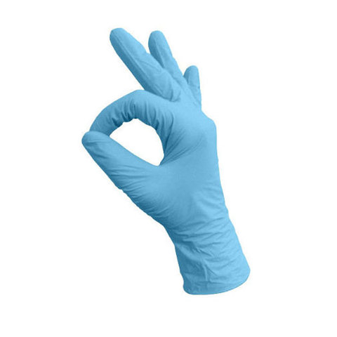Перчатки нитрил MDC (H102-175) Nitrile M-size голубого цвета 100 пар/уп