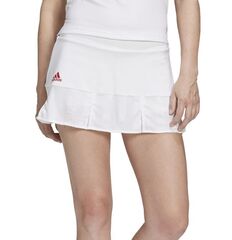 Юбка теннисная Adidas Tennis Match Skirt ENG W - white/scarlet