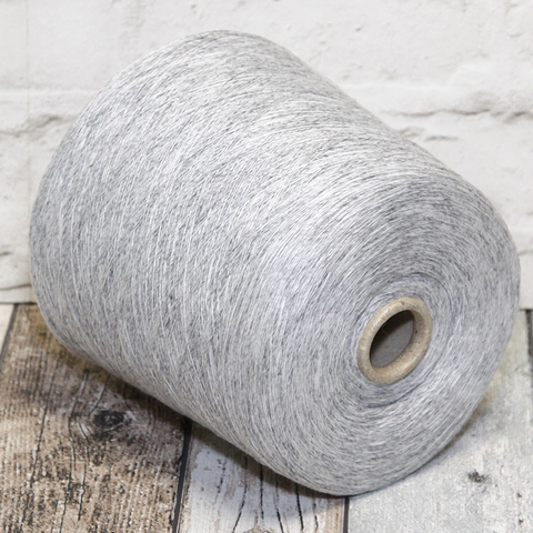 Смесовка с кашемиром (5%) NEW MILL ECO DANIEL 1/1450 светло-серый меланж