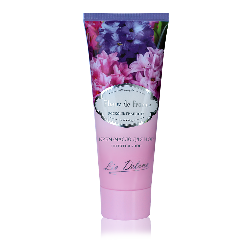 Liv-delano FLEURS DE FRANCE Питательное крем-масло д/ног Роскошь гиацинта 75г