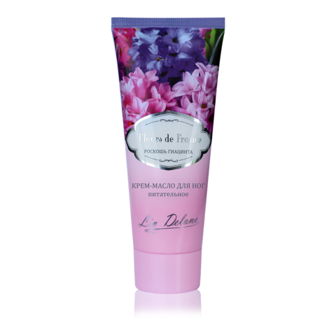 Liv-delano FLEURS DE FRANCE Питательное крем-масло д/ног Роскошь гиацинта 75г