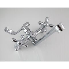 Смеситель для ванны, Frap, с кран-буксой, хром, F2225