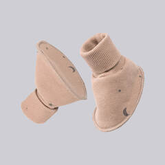 Утеплённые пинетки Mjölk Camel Moons