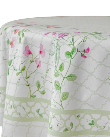 Скатерть овальная 168х250см Mix&Match Home Душистый горошек