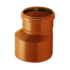 Переход ПВХ для наружной канализациии Дн 160-110 эксцентрический
