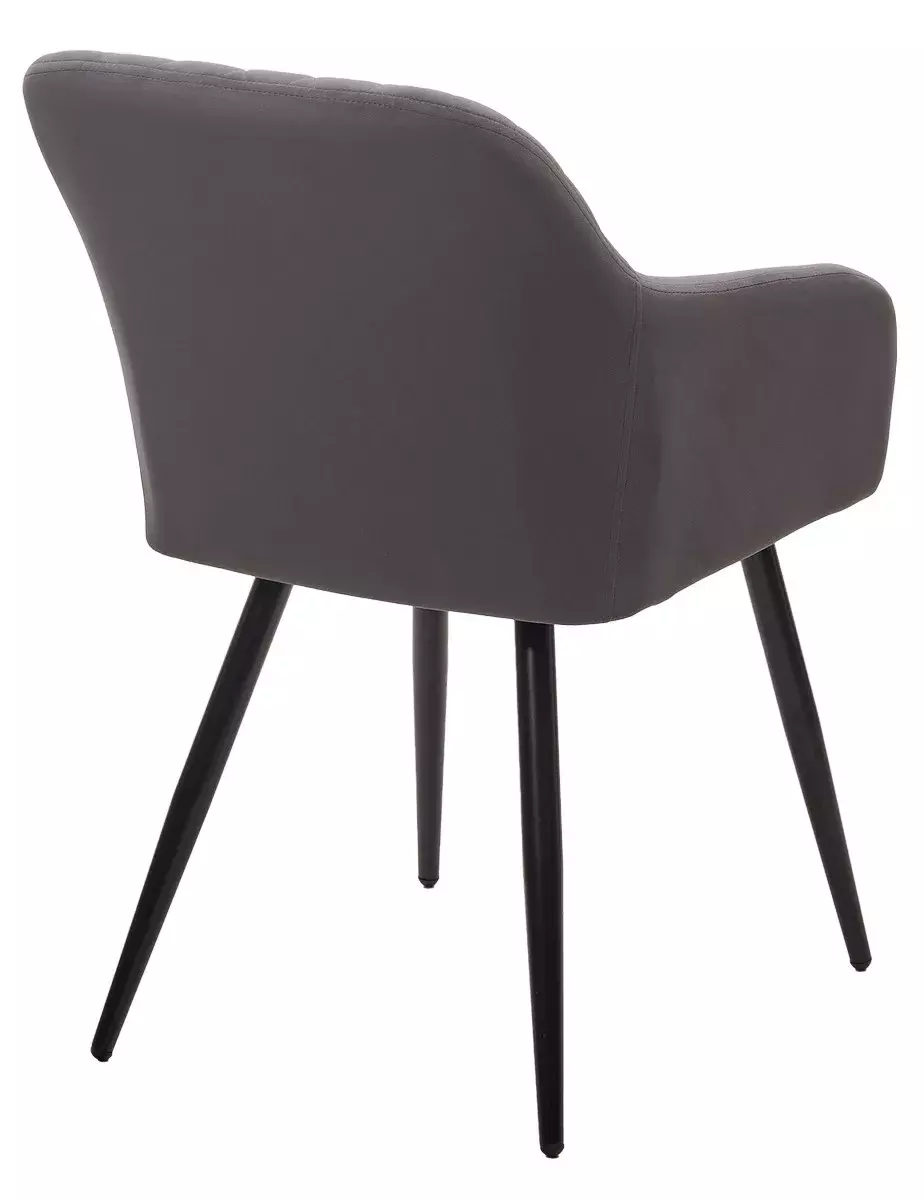 Стул BRANDY 505-38 Графит, велюр беспальчиковый / черный каркас, М-City