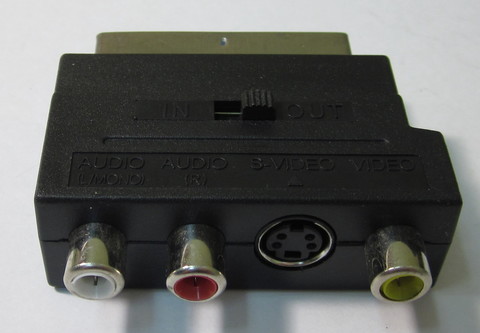 Переходник SCART-3RCA+SVHS