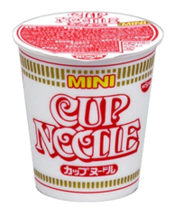 Лапша Nissin Cup Noodle Mini со вкусом креветки и соевого соуса