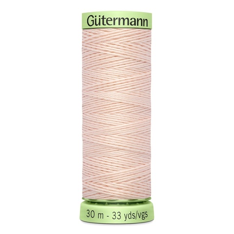 Нить Top Stitch 30/30 м для декоративной отстрочки, Gutermann, 210 нежная нуга