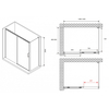 Abber Komfort AG93140-S92 Душевой уголок, 140x90x200