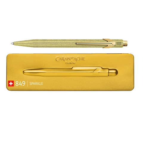 Ручка шариковая Caran d`Ache 849 Sparkle SE (849.019/Gold)
