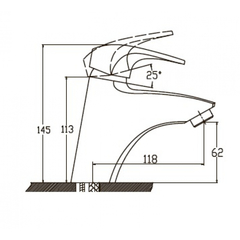 Комплект для ванной Kaiser Guss 6800К (68011+68022+стойка R1100) схема 2