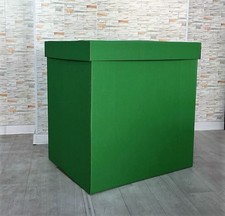 Коробка для шаров (Зеленая) 60*60*60 см