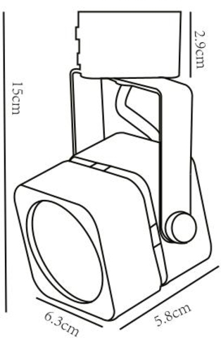 Трековый светильник Arte Lamp MIZAR A1315PL-1BK